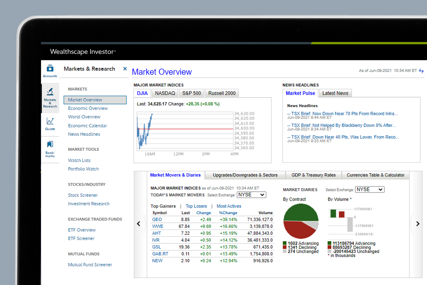 Wealthscape Investor My Online Brokerage Central Wealthscape Investor My Online Brokerage Central